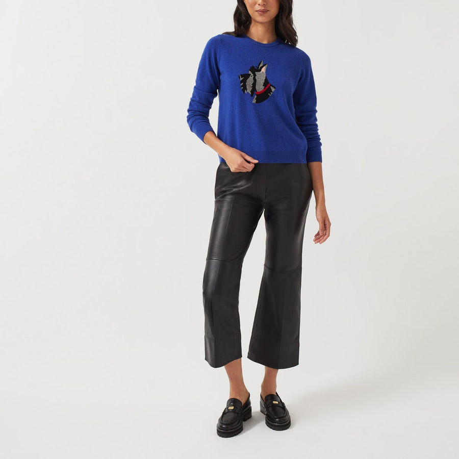 RADLEY DOG INTARSIA JUMPER ROYAL BLUE