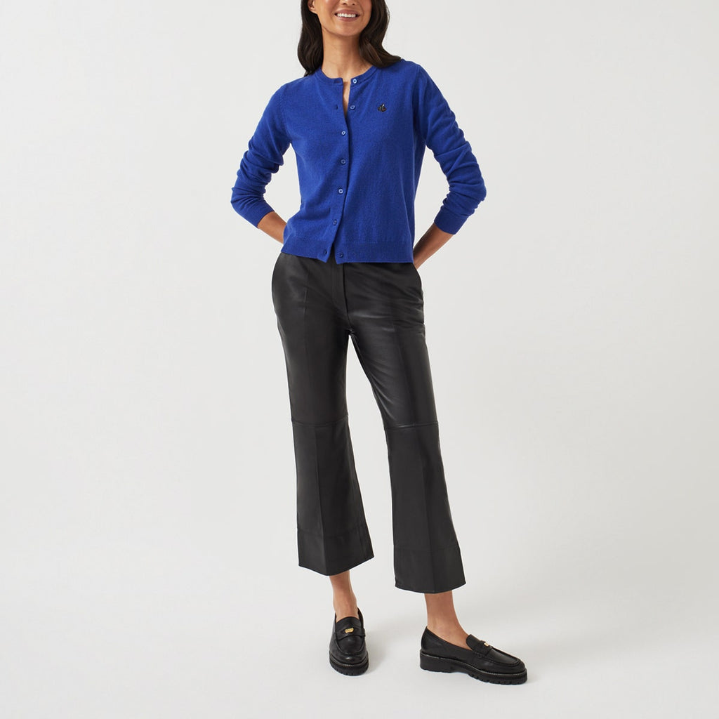 RADLEY DOG EMBROIDERED CARDIGAN ROYAL BLUE