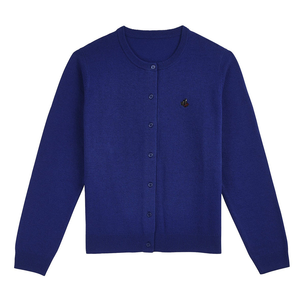 RADLEY DOG EMBROIDERED CARDIGAN ROYAL BLUE