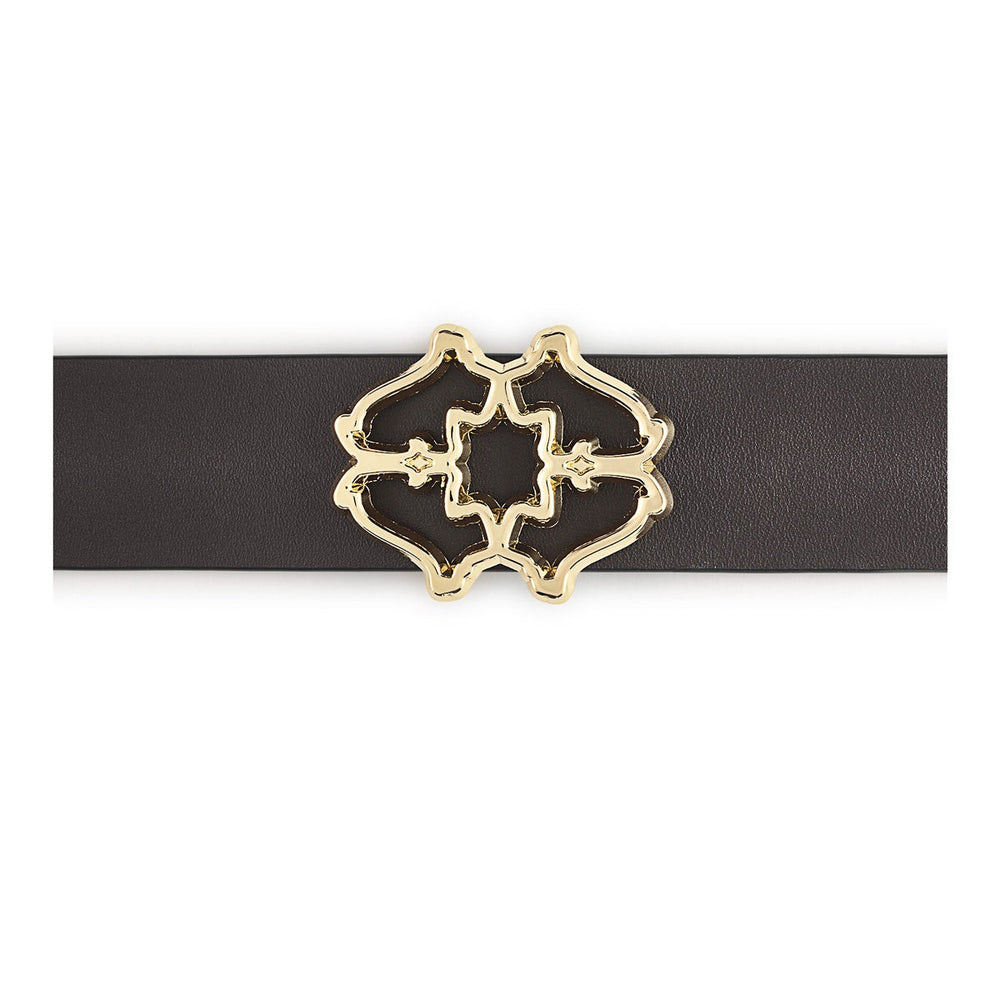 Heirloom Street Classic Belt in Dark Cherry - B8478609G