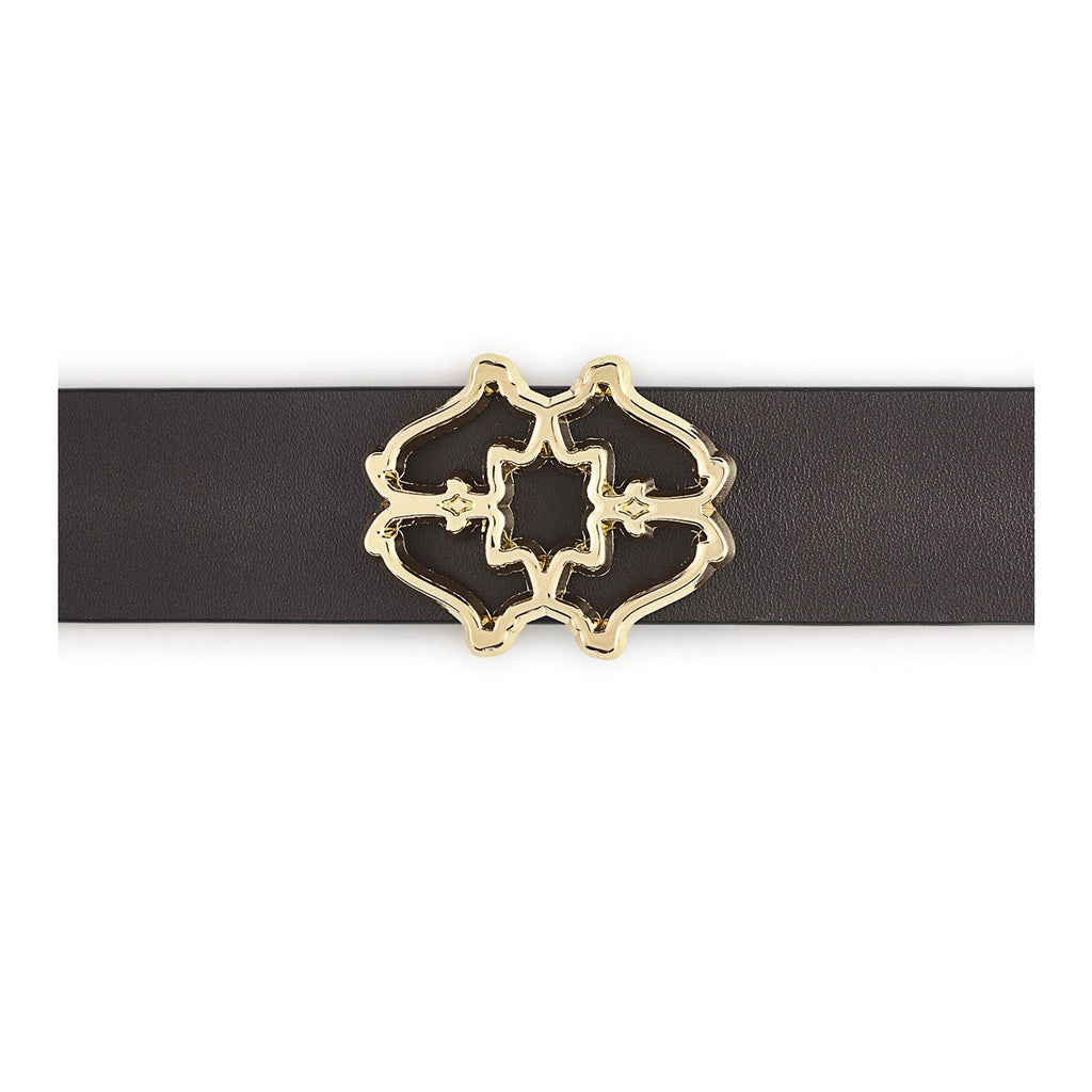 Heirloom Street Classic Belt in Dark Cherry - B8478609G