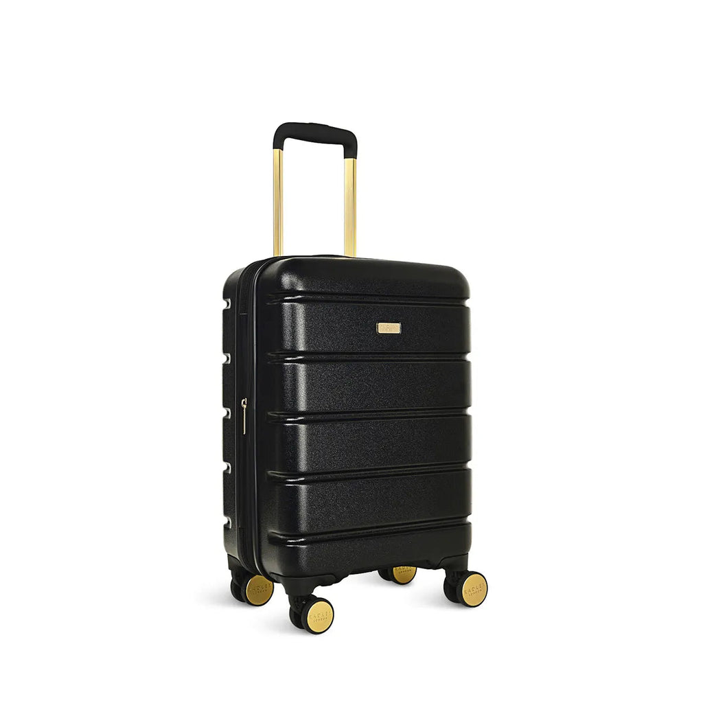 Lexington 3 Piece Suitcase Set in Black - NEST3LEX01