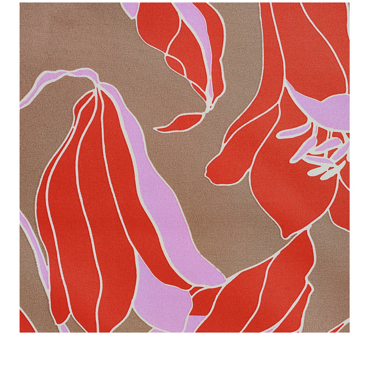 Silt Floral Fabric Responsible Foldaway in Silt - F2529266