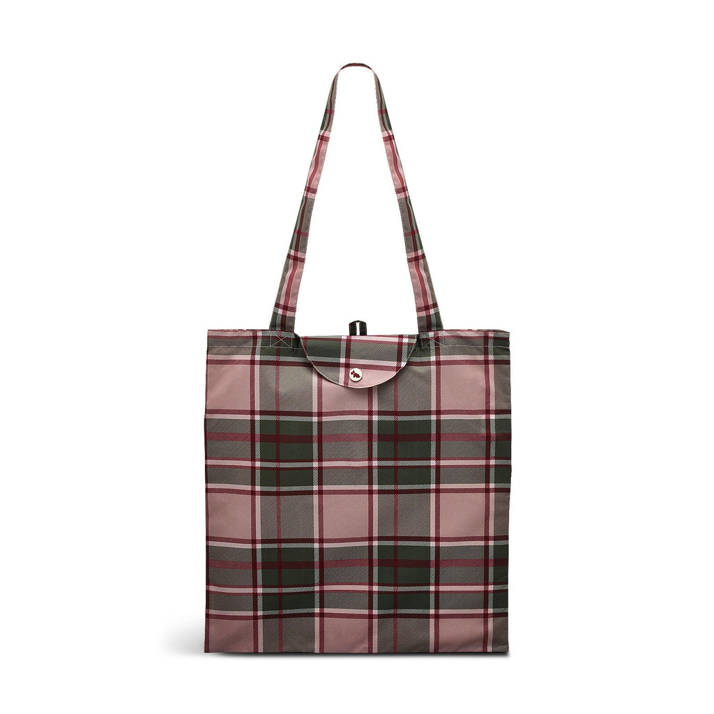 Autumn Check Fabric Responsible Foldaway in Racing Green - F2531302