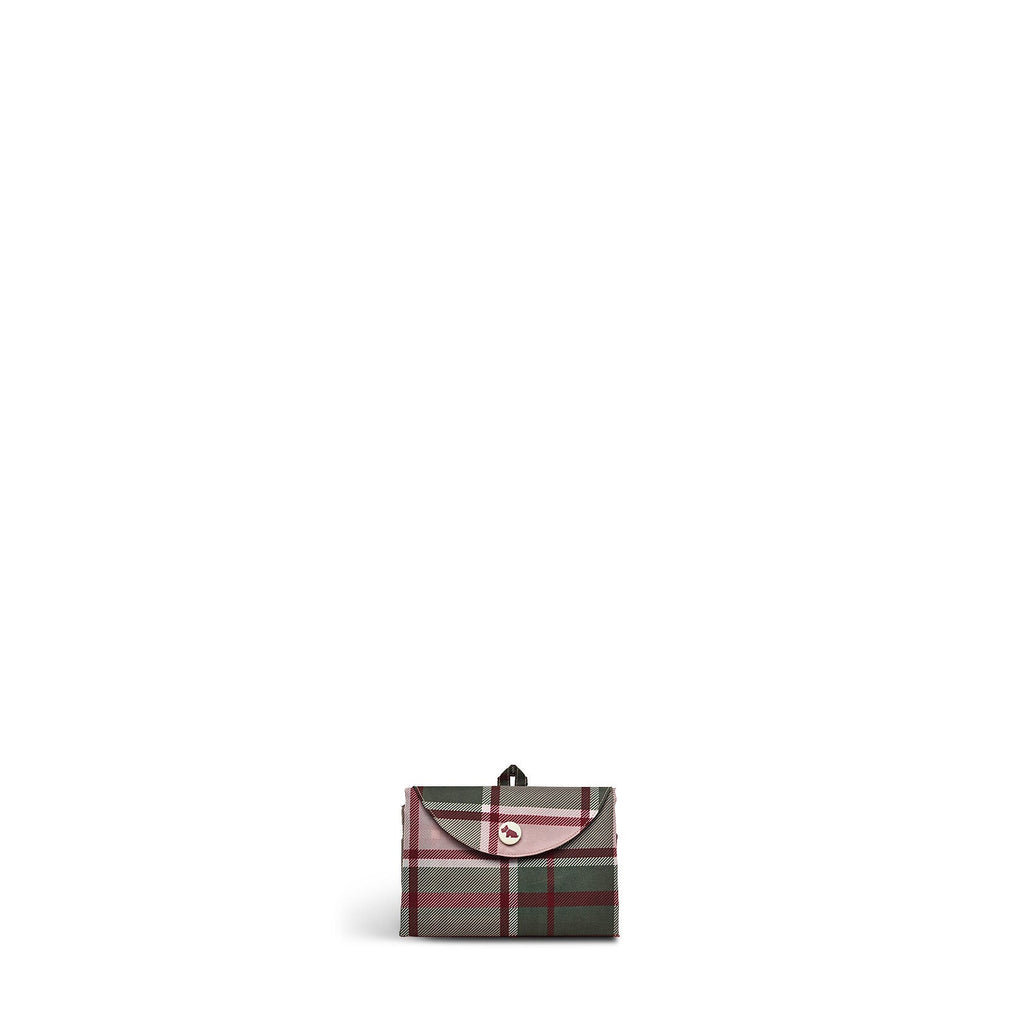 Autumn Check Fabric Responsible Foldaway in Racing Green - F2531302