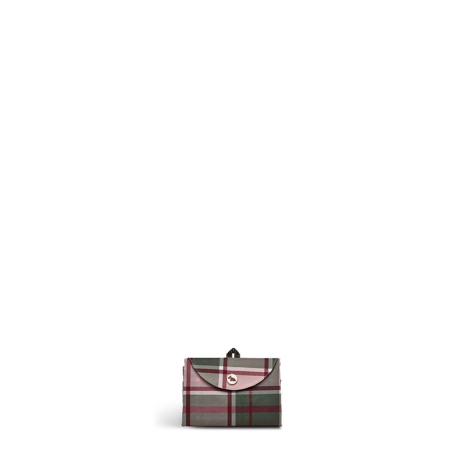 Autumn Check Fabric Responsible Foldaway in Racing Green - F2531302