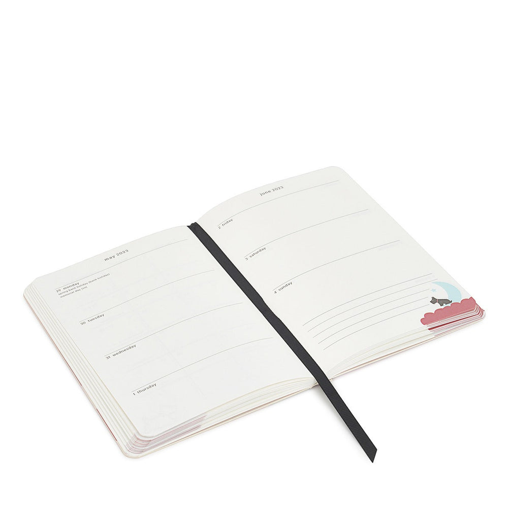 Christmas Stars A6 Diary / Agenda in Crimson - G6859551