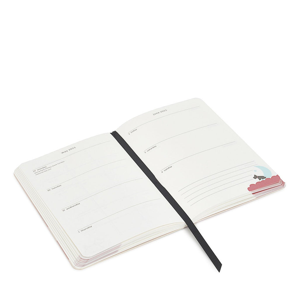 Christmas Stars A6 Diary / Agenda in Crimson - G6859551