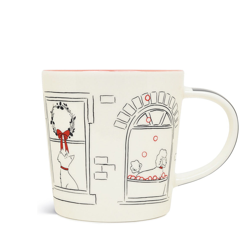 Home Is Where The Dog Is Ceramic Mug in Chalk - G7026109