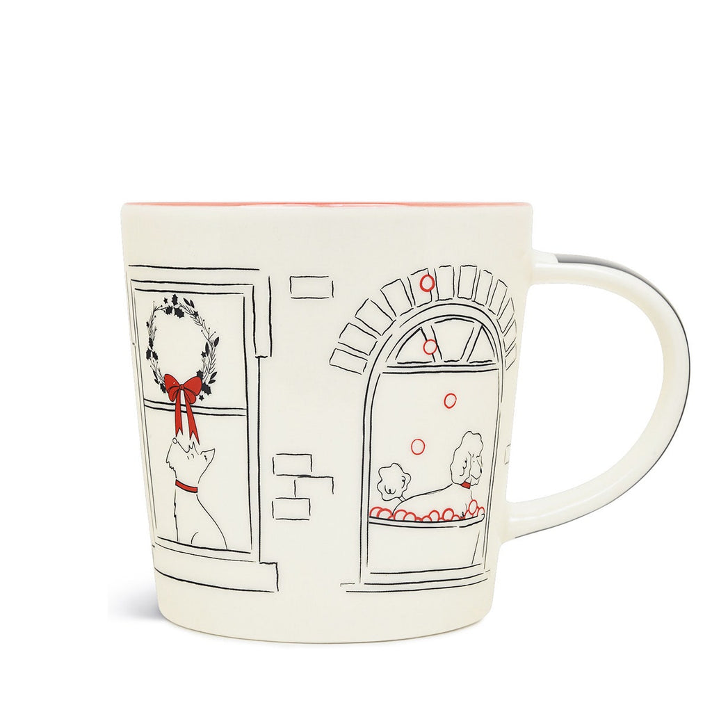 Home Is Where The Dog Is Ceramic Mug in Chalk - G7026109