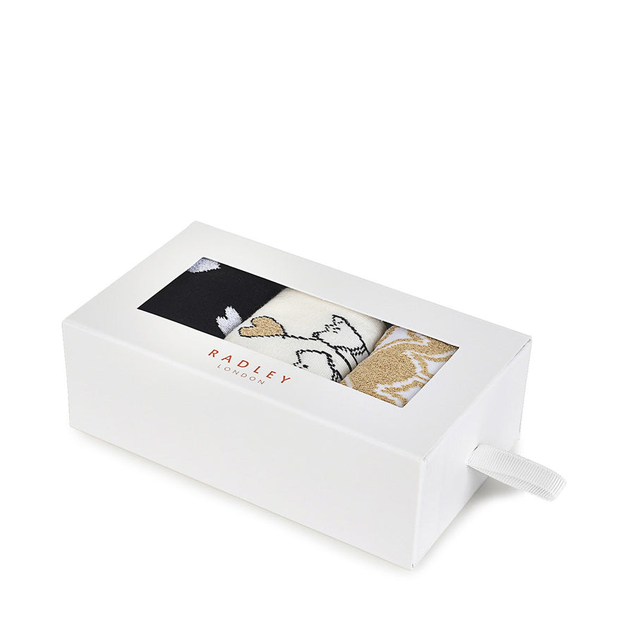 Love Is In The Air Sock Set in Black - G8448001