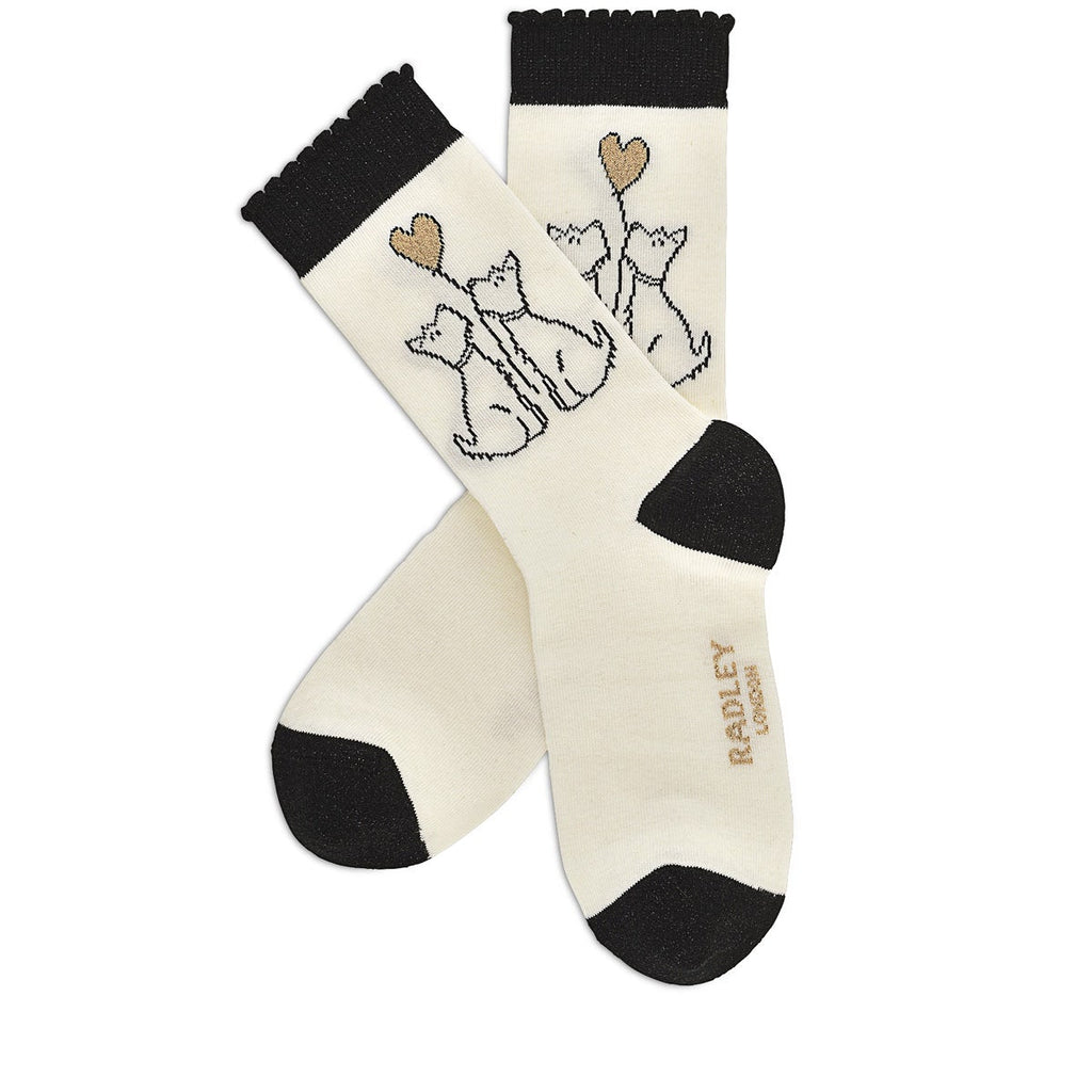 Love Is In The Air Sock Set in Black - G8448001