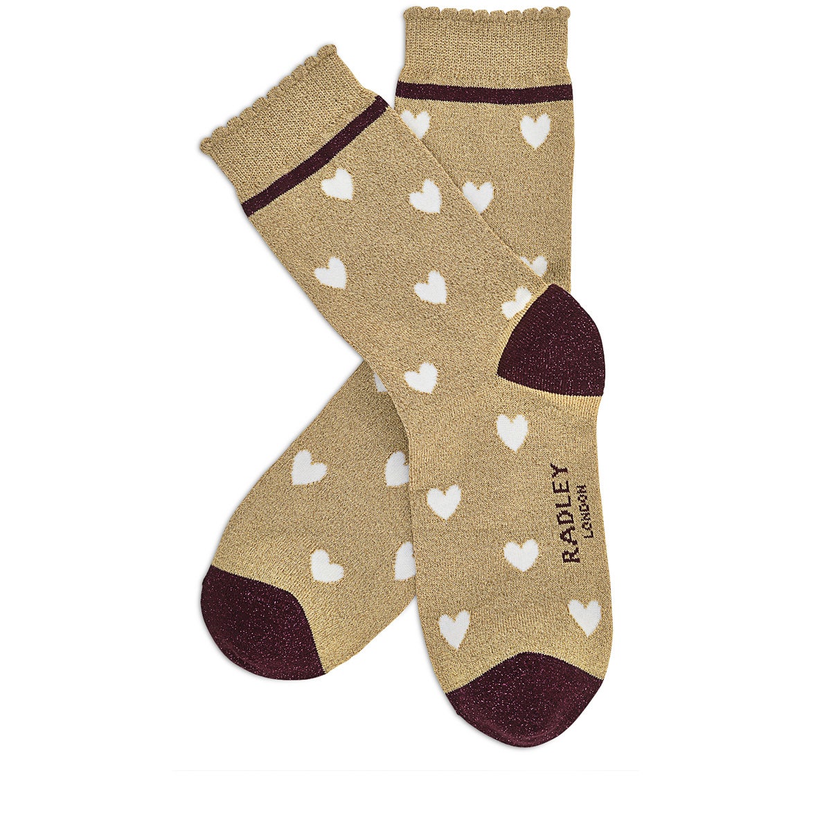 I Love Radley Sock Set in Prairie Pink - G8449688