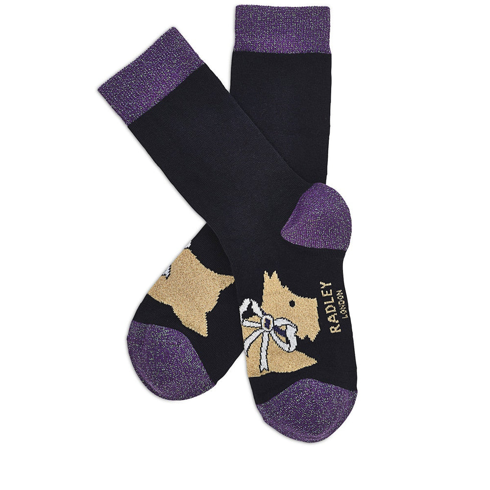Radley Bow Sock Set in Amethyst - G8450520