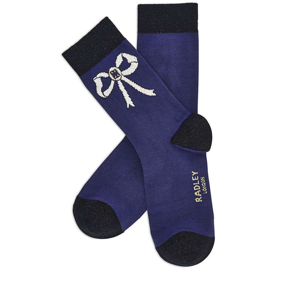 Radley Bow Sock Set in Amethyst - G8450520