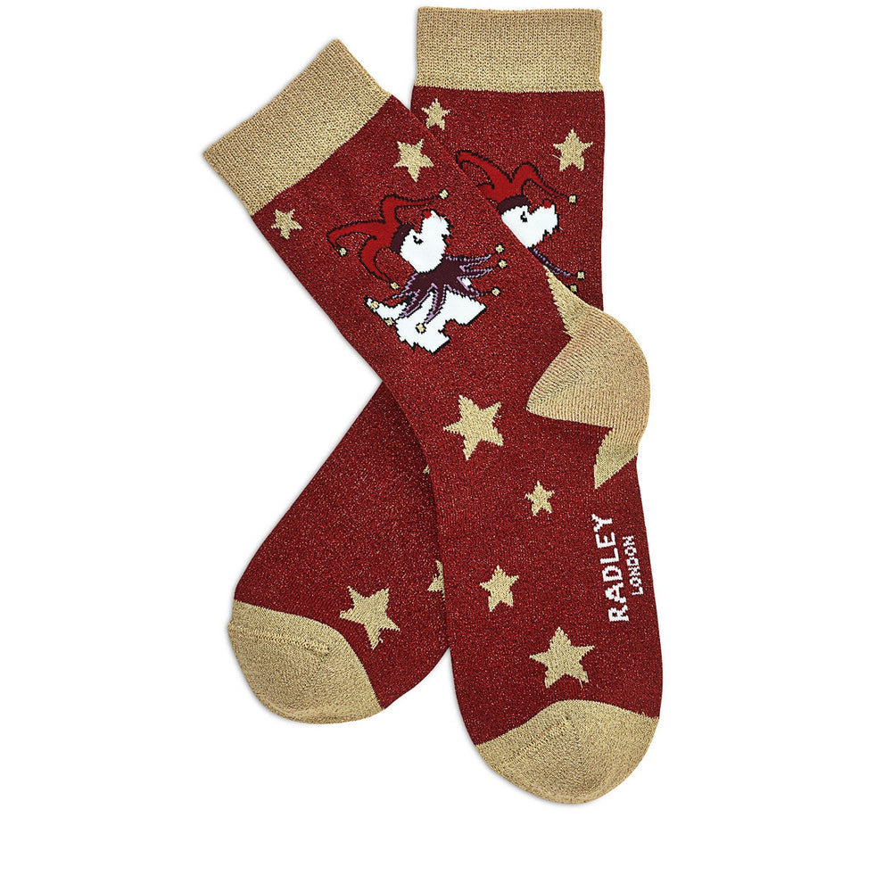 It's Party Time Sock Set in Poinsettia - G8451628
