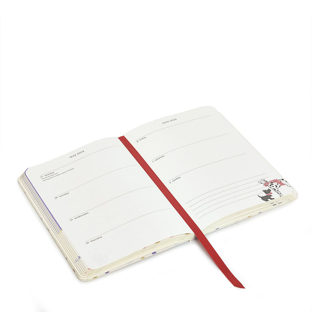 Dotty Dog A6 Diary / Agenda in Wisteria - G8575531