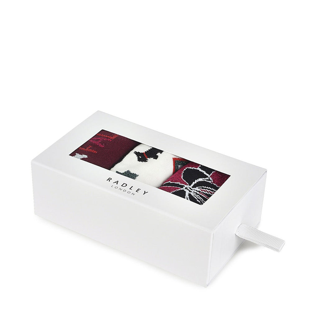 It's Christmas! Sock Set in Merlot - G8649603