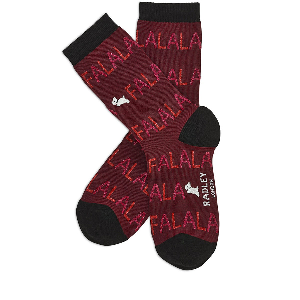 It's Christmas! Sock Set in Merlot - G8649603