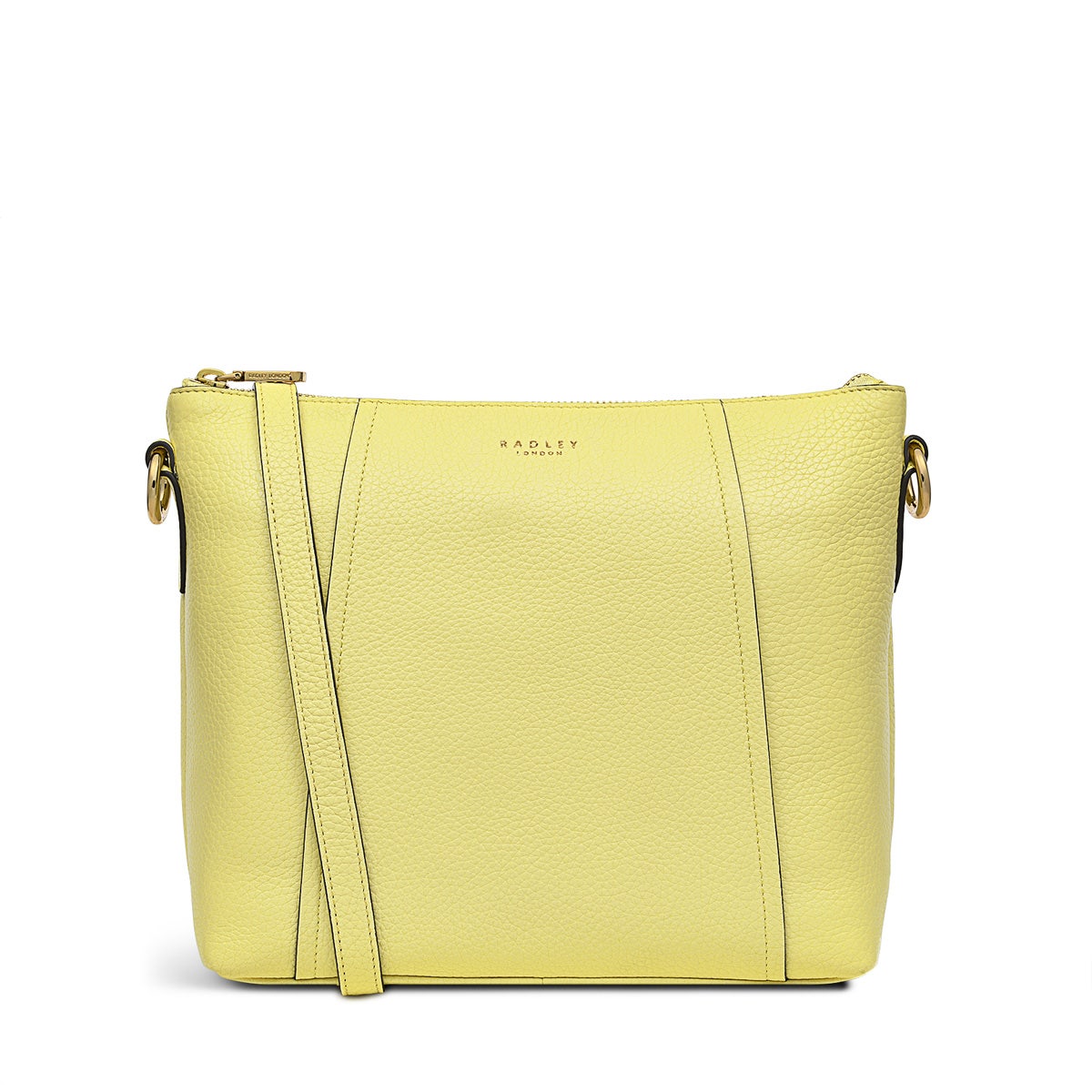 Wood Street 2.0 Leather Medium Ziptop Crossbody Bag in Panna Cotta - H1250745