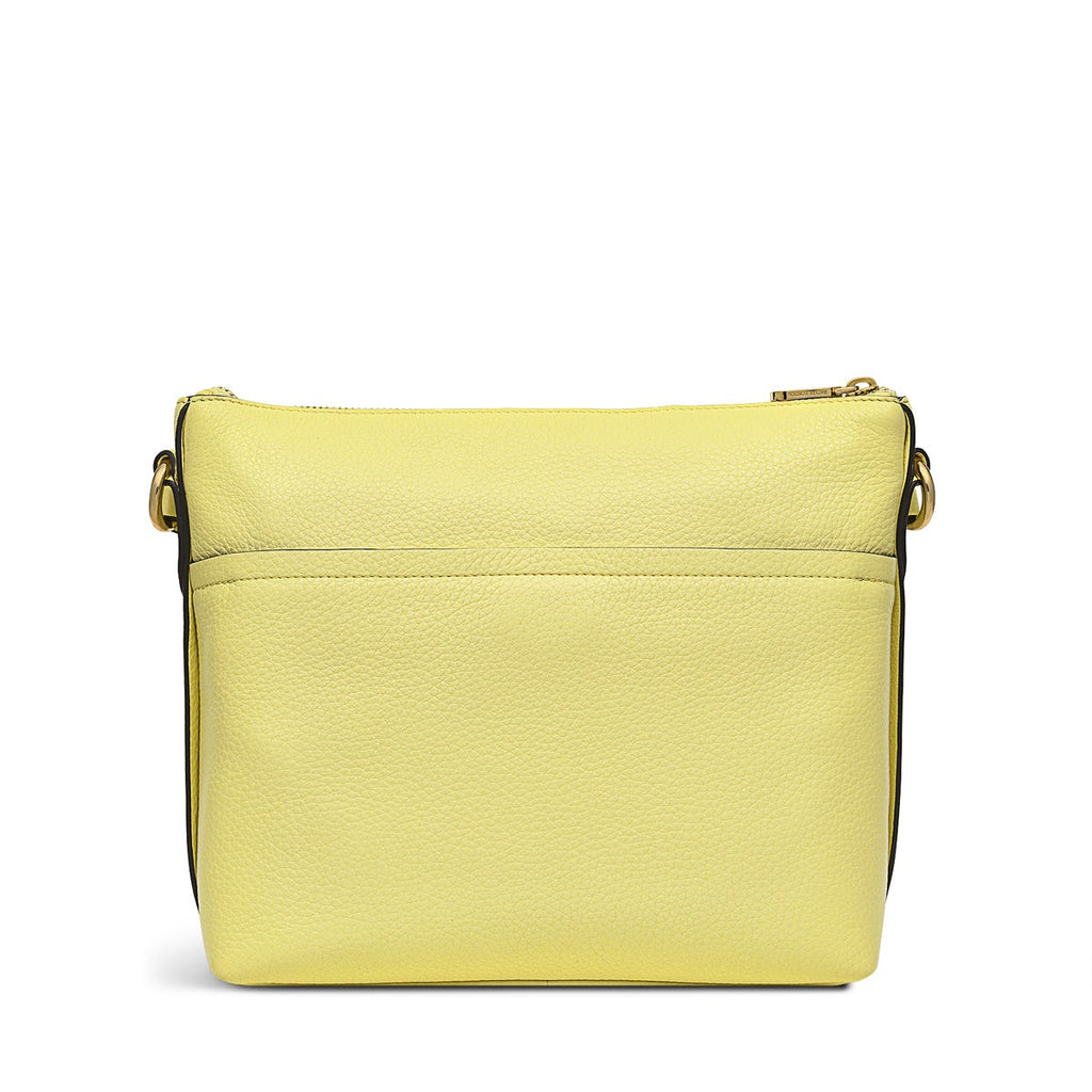 Wood Street 2.0 Leather Medium Ziptop Crossbody Bag in Panna Cotta - H1250745
