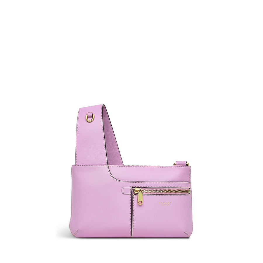 Pockets Mini Ziptop Cross Body Bag - RHB18101