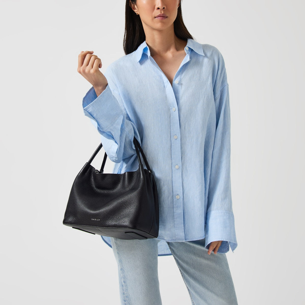 Black Medium Ziptop Grab Bag | Ivydale Road AW25 | Radley London