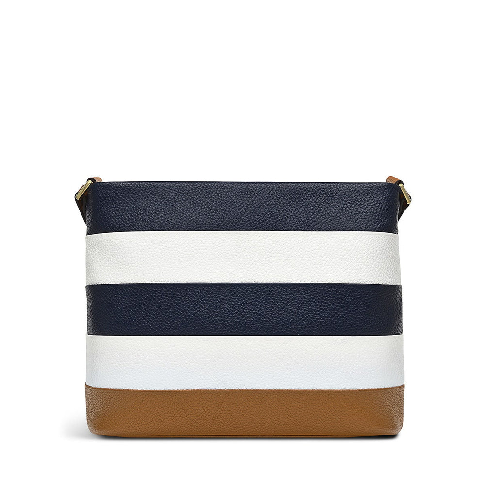 Farringdon Leather Small Ziptop Crossbody Bag in Caramel - H1511235