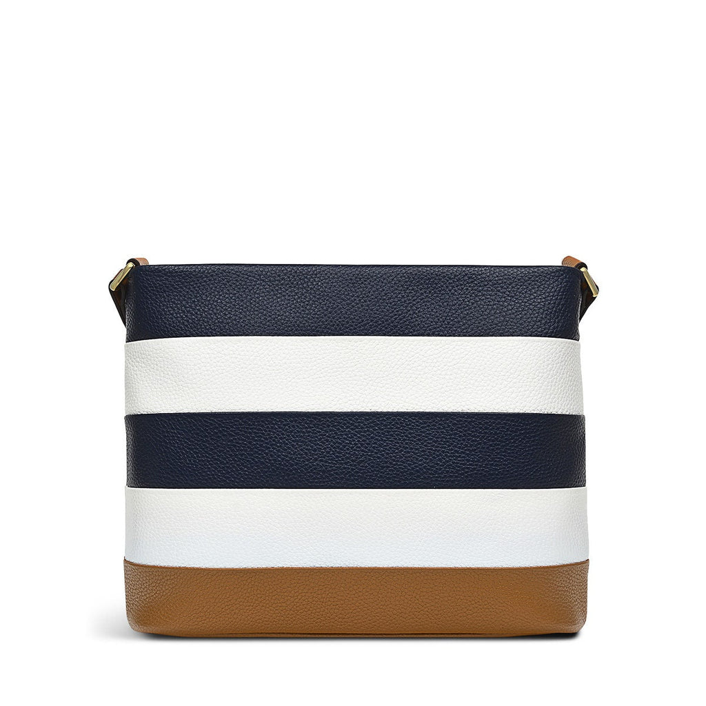 Farringdon Leather Small Ziptop Crossbody Bag in Caramel - H1511235