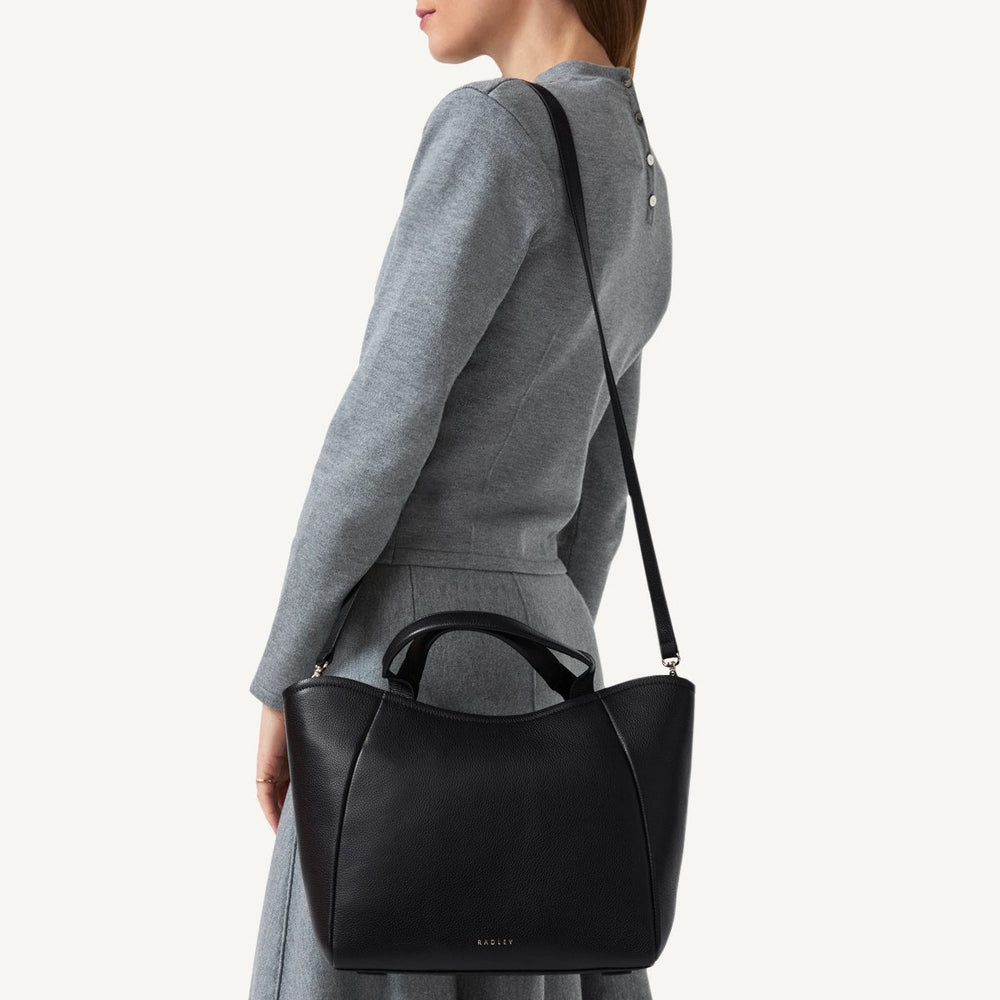 MUSWELL LANE MEDIUM ZIPTOP GRAB BLACK