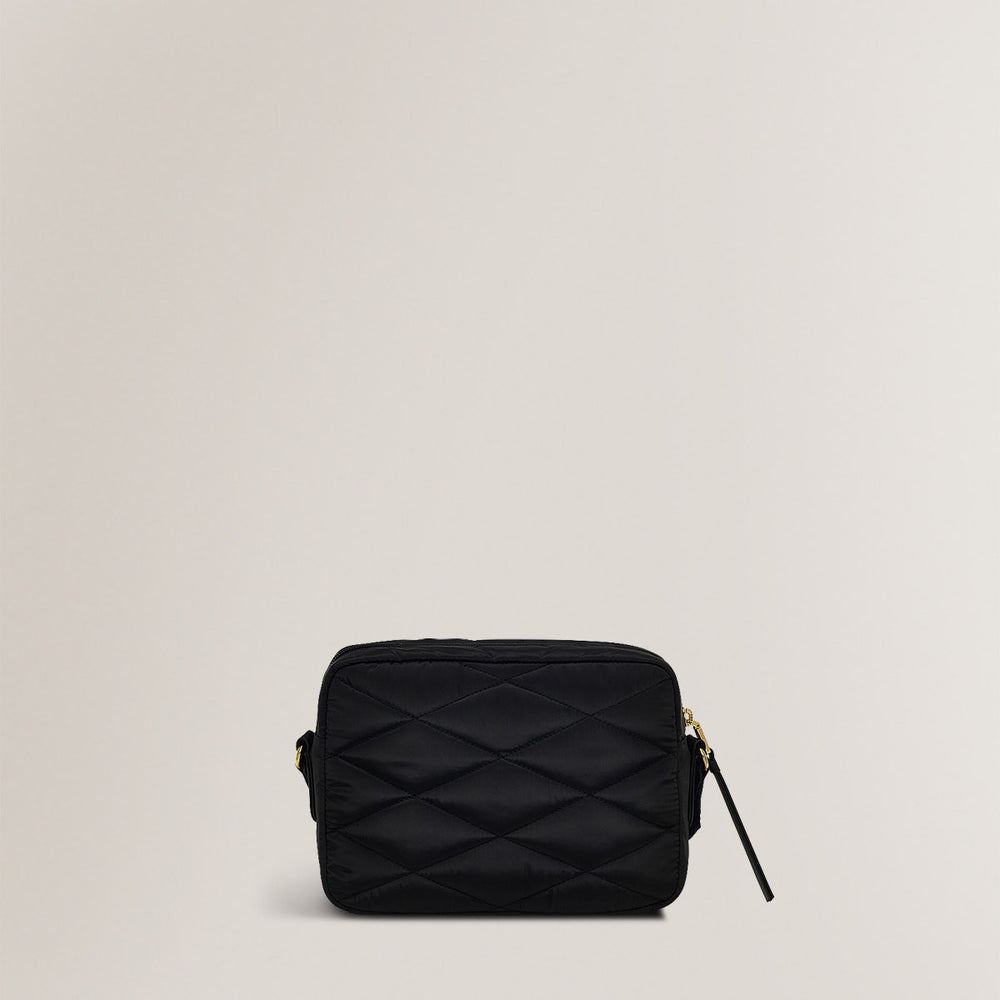 Haymarket Lane Leather Small Ziptop Crossbody Bag in Black - H1788001