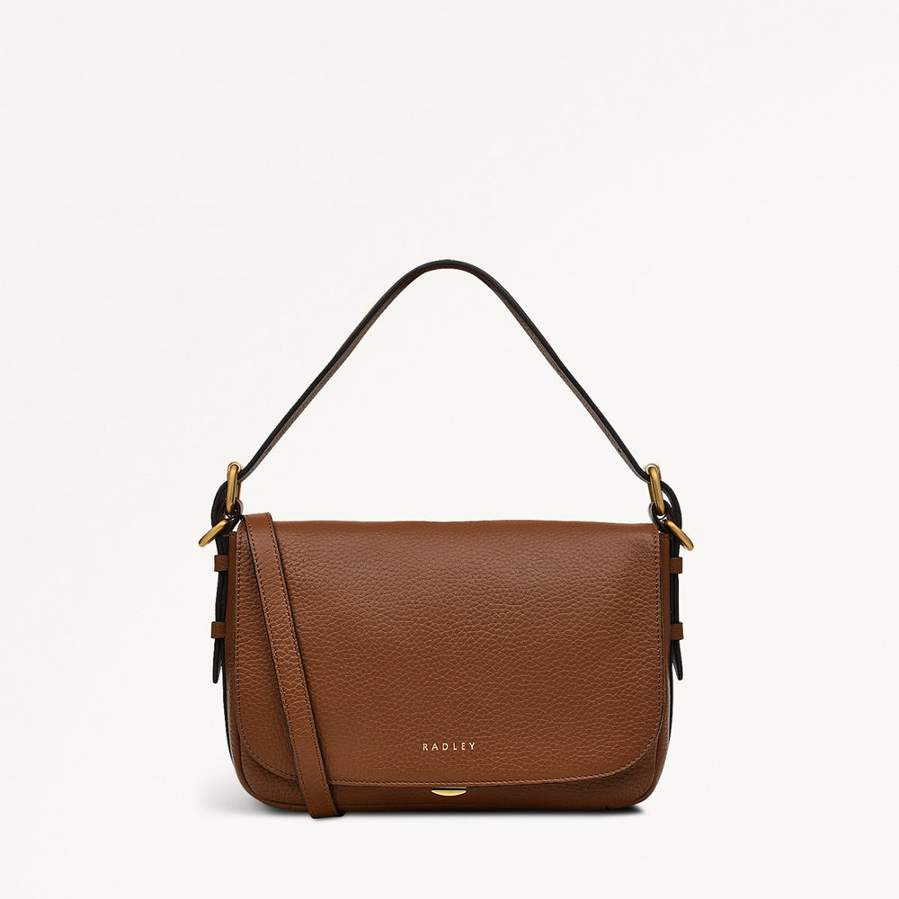 Grafton Street Small Flapover Crossbody Saddle - H2002211