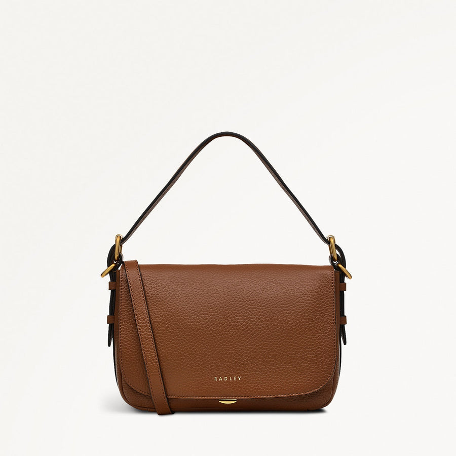 Grafton Street Small Flapover Crossbody Saddle - H2002211