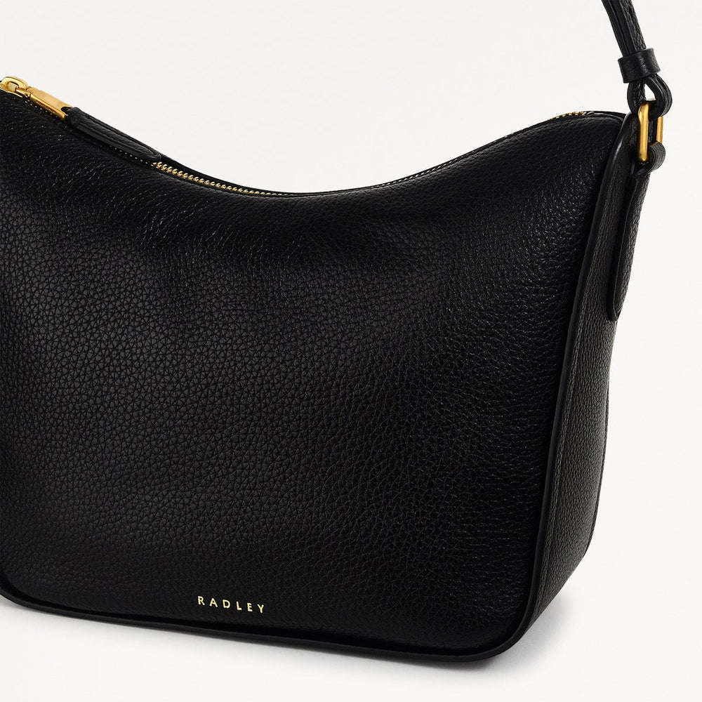 Oak Street Medium Ziptop Cross Body Black - H2015001