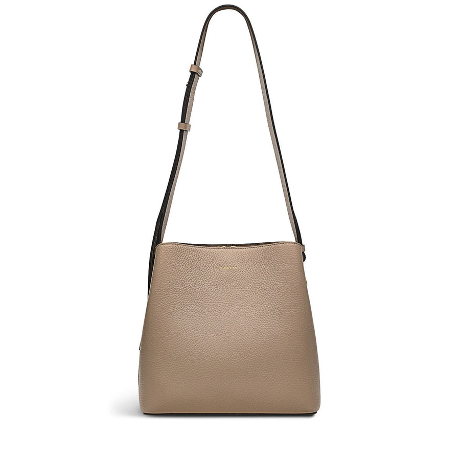 Dukes Place Leather Medium Compartment Crossbody Bag in Silt - H2032266