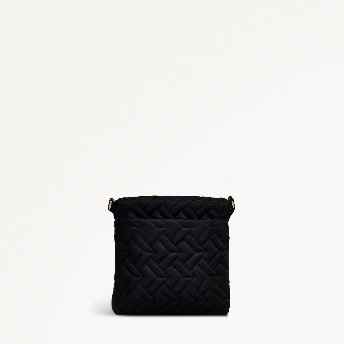 Holland Park Fabric Small Ziptop Crossbody Bag in Black - H2071001