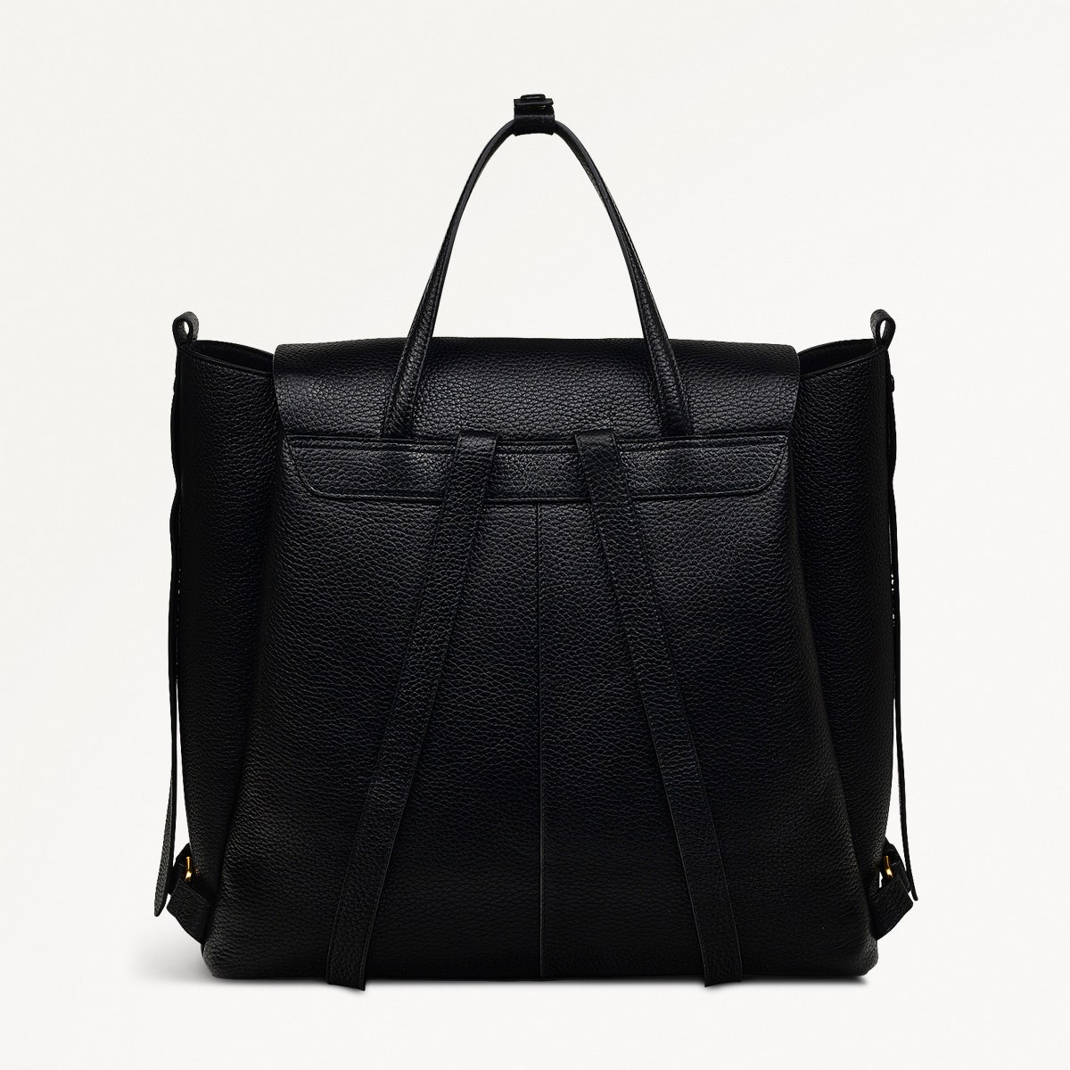 The Chancery Large Flapover Backpack Black