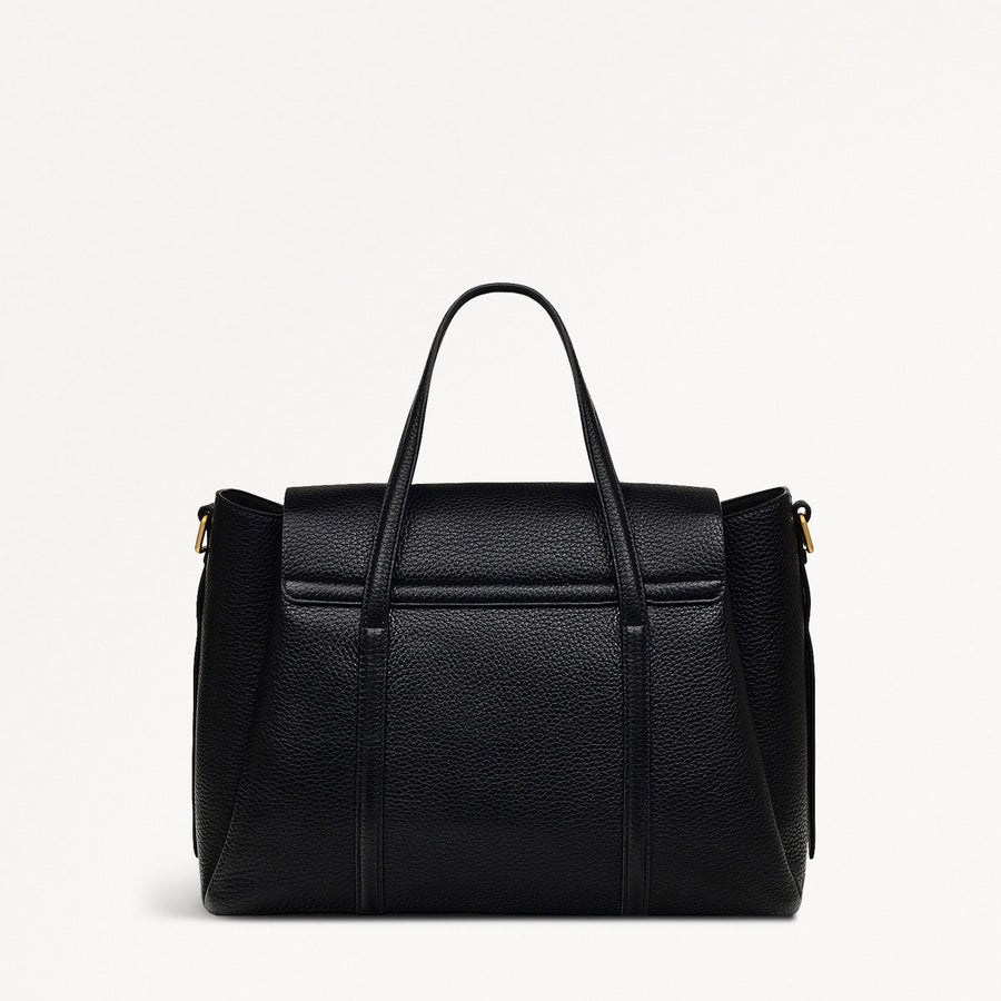 THE CHANCERY MEDIUM FLAPOVER GRAB BLACK