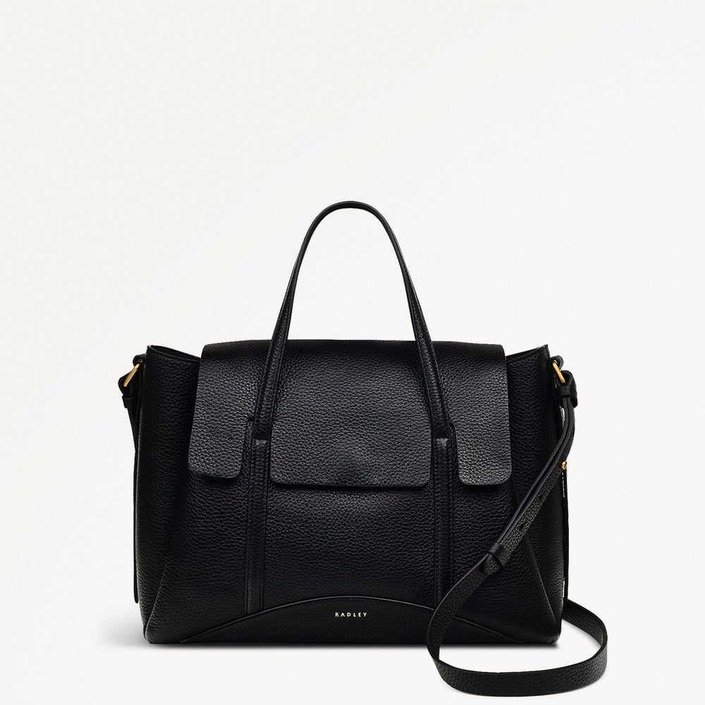 THE CHANCERY MEDIUM FLAPOVER GRAB BLACK