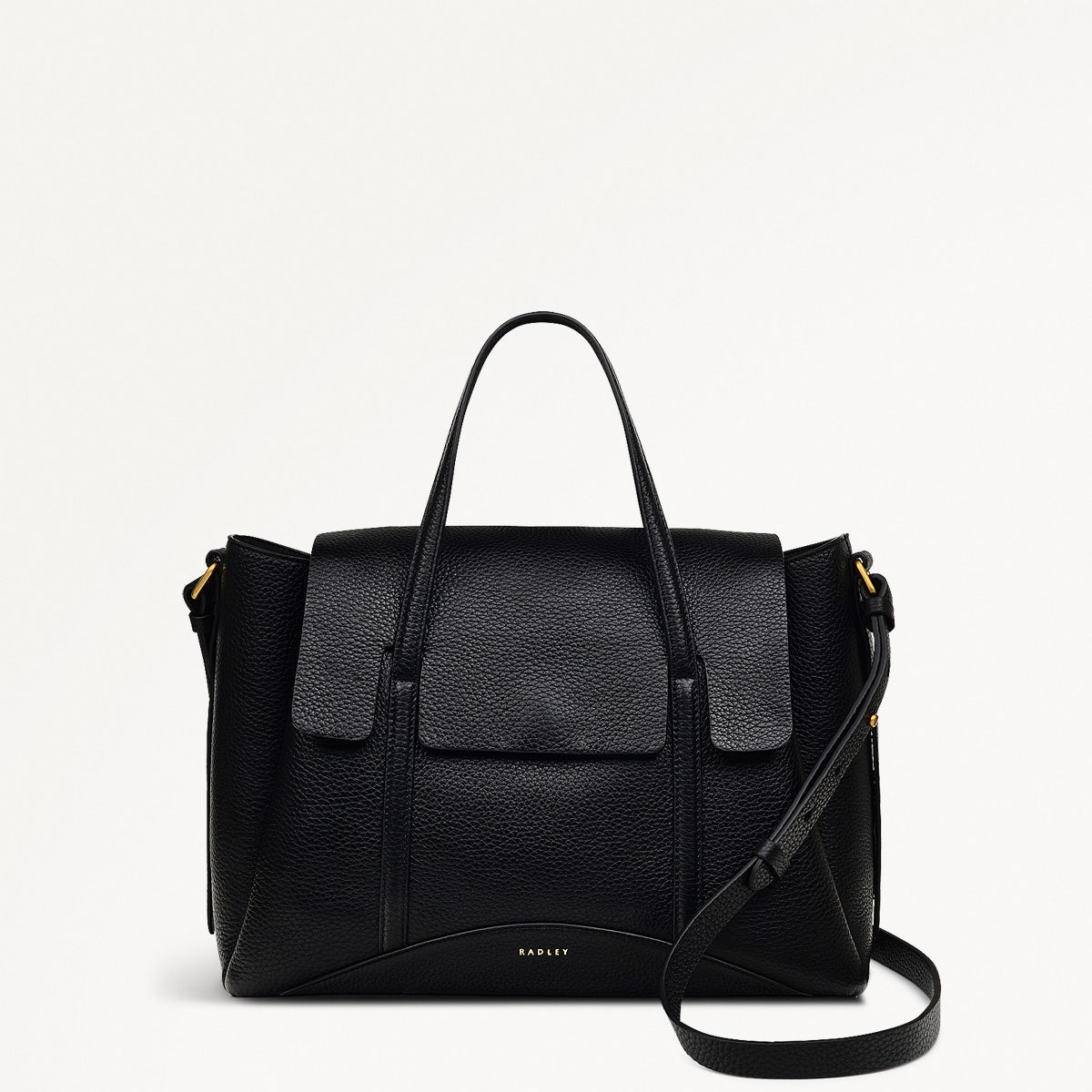 THE CHANCERY MEDIUM FLAPOVER GRAB BLACK