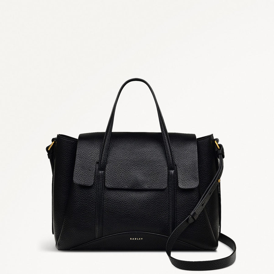 THE CHANCERY MEDIUM FLAPOVER GRAB BLACK