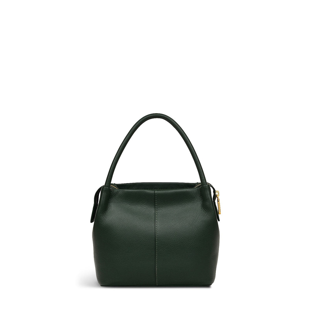 Ivydale Road Leather Small Ziptop Crossbody Bag in Racing Green - H2098302