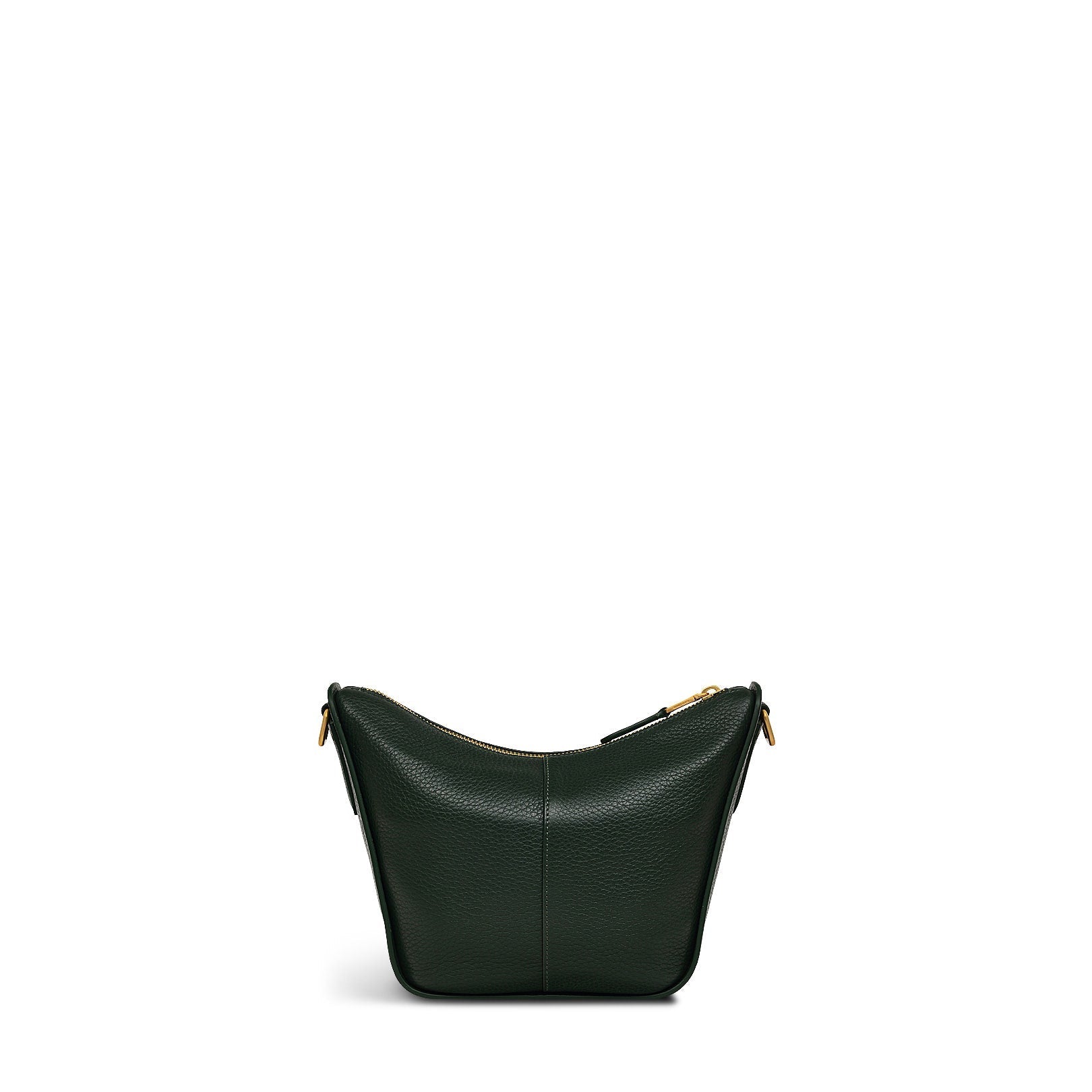 Oak Street Leather Small Ziptop Crossbody Bag in Racing Green - H2108302