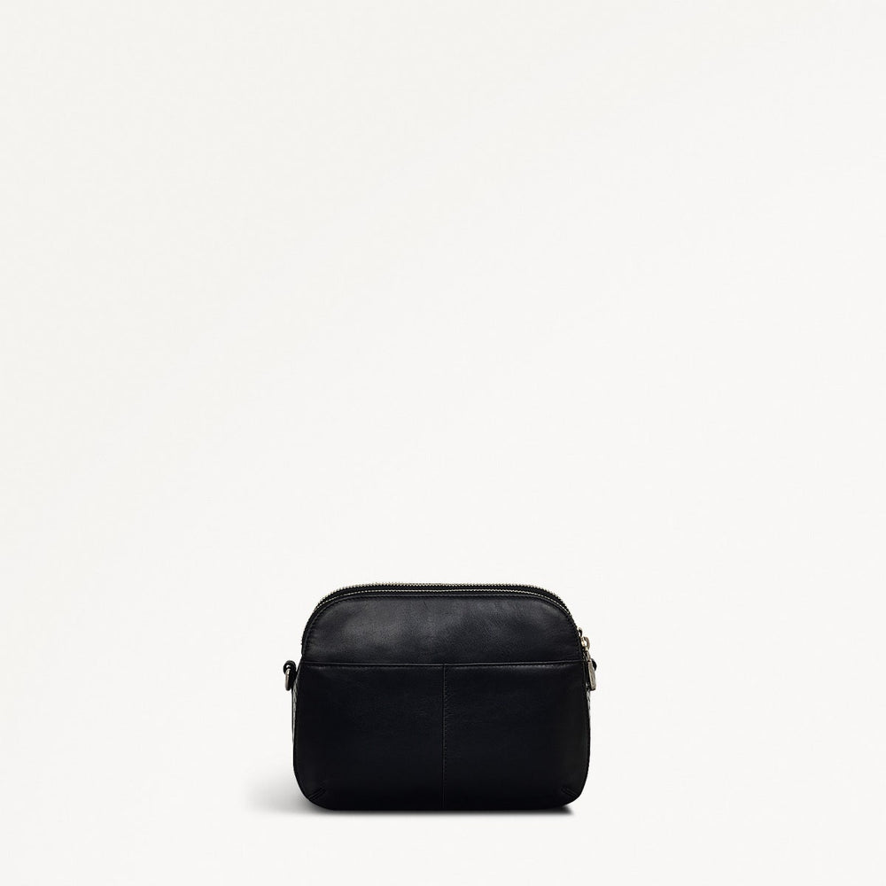 Dukes Place - Weave Medium Ziptop Crossbody Black - H2122001