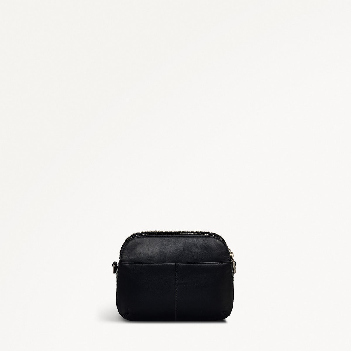 Dukes Place Leather Medium Ziptop Crossbody Bag in Black - H2122001