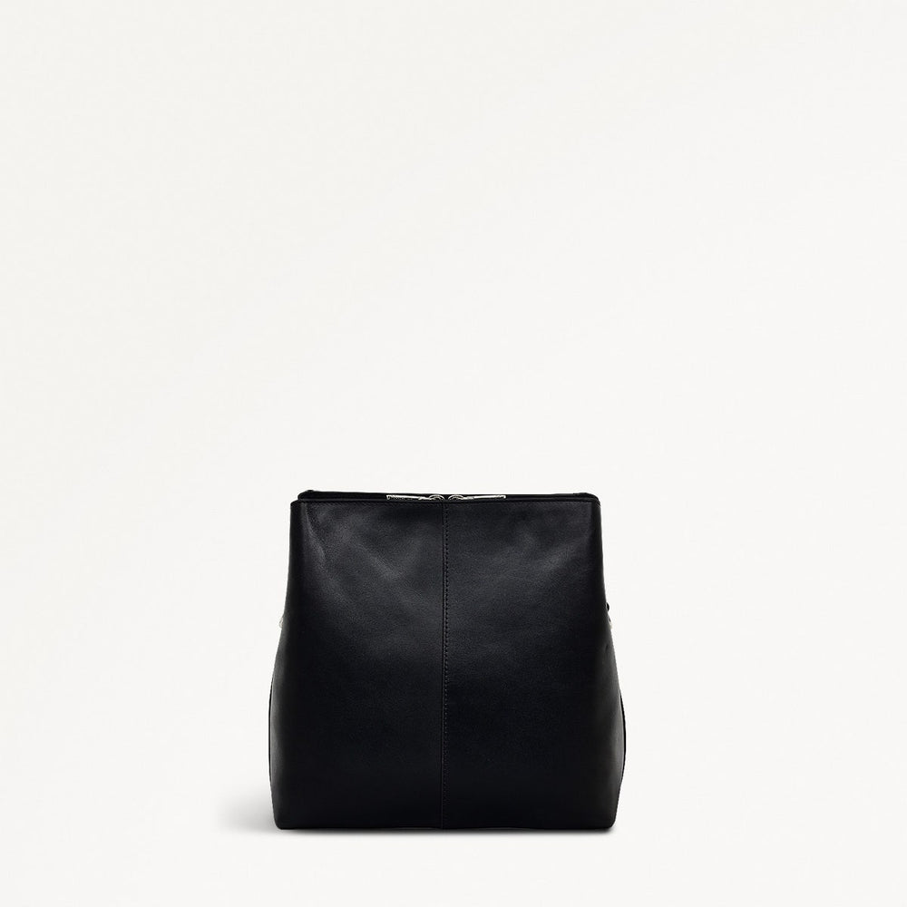 Dukes Place - Weave Medium Compartment Crossbody Black - H2125001