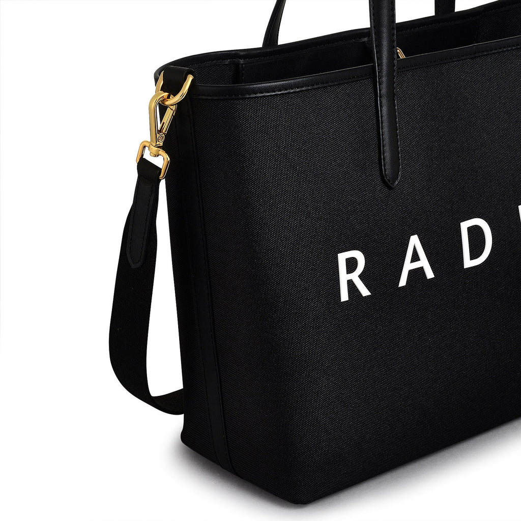 Southwell Gardens Fabric Medium Open Top Grab Bag in Black - H2174001