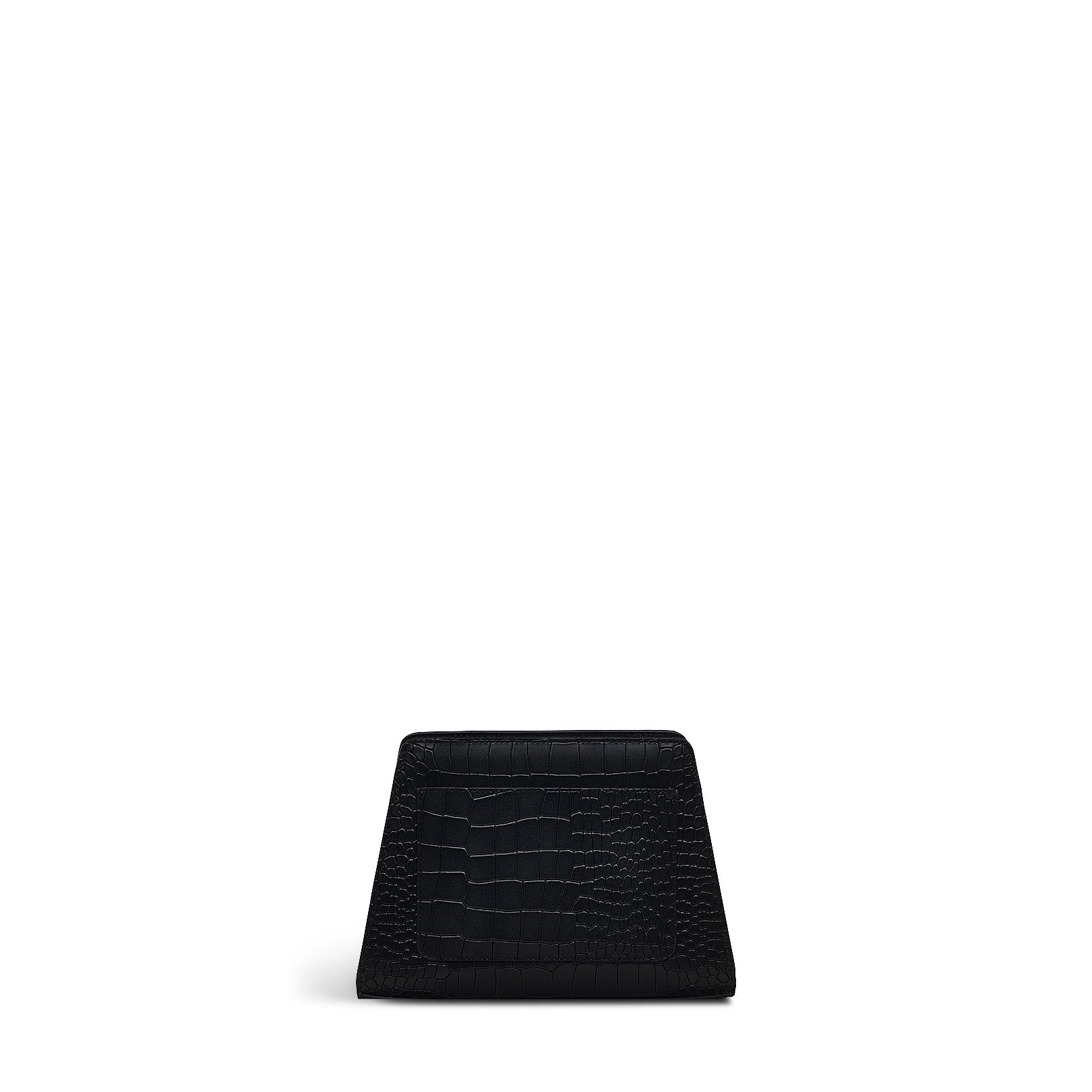 Glasshouse Leather Small Open Top Crossbody Bag in Black - H2175001