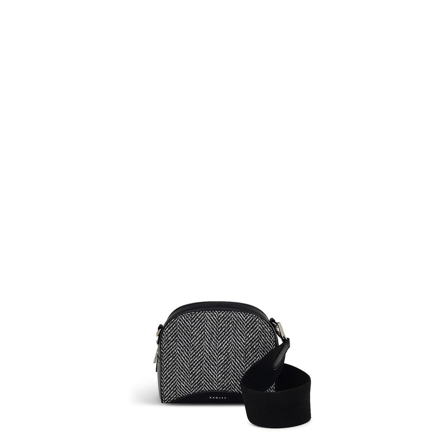 Arden Crescent Leather Small Zip Around Crossbody Bag - RHC26602