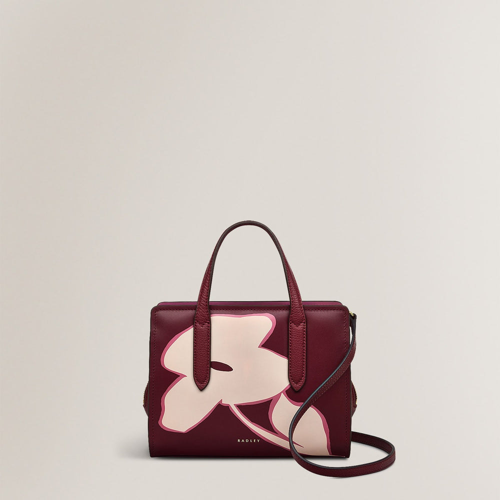 LIVERPOOL LANE - BLO SMALL ZIP AROUND GRAB MERLOT